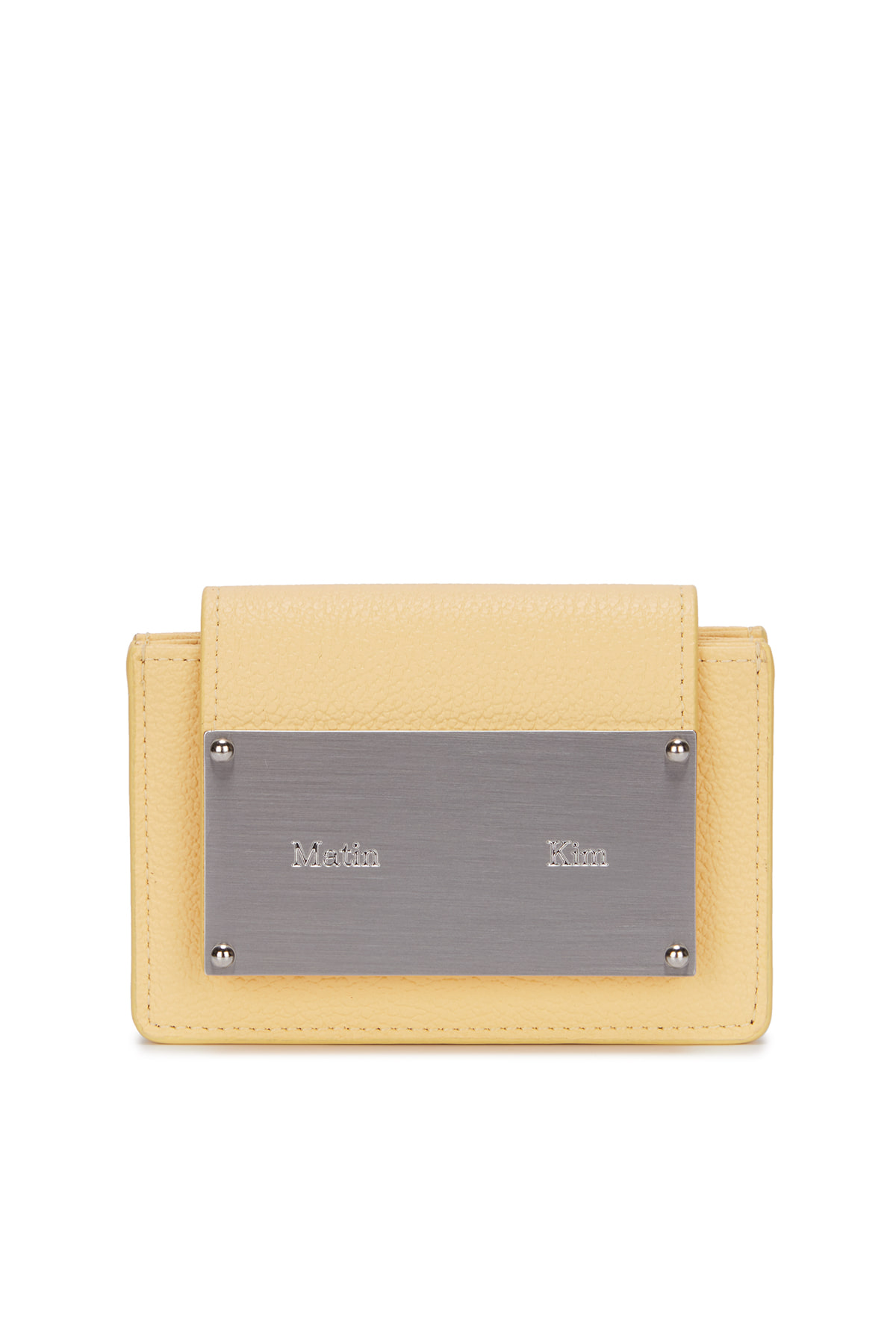 ACCORDION WALLET IN LIGHT YELLOW