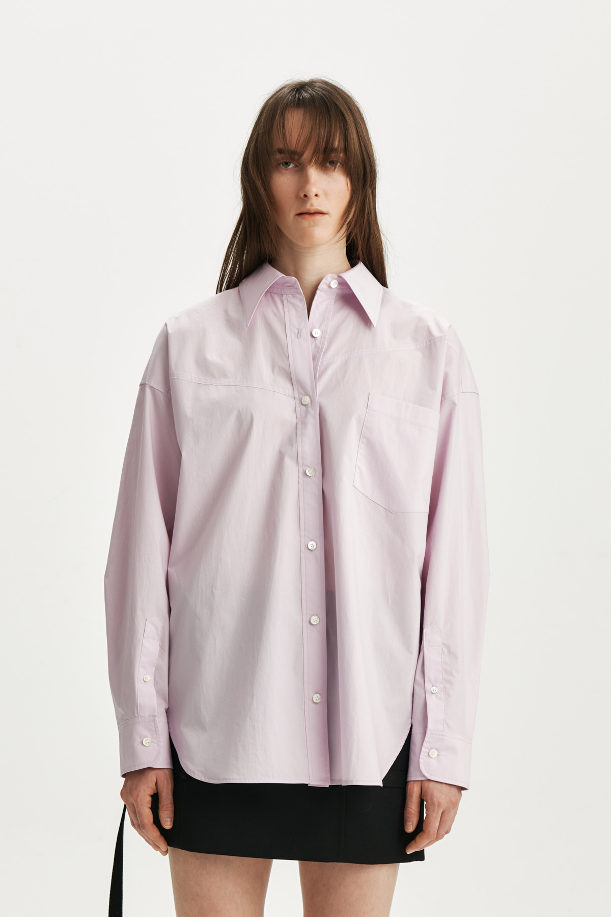 TWO WAY SILHOUETTE SHIRT IN PINK