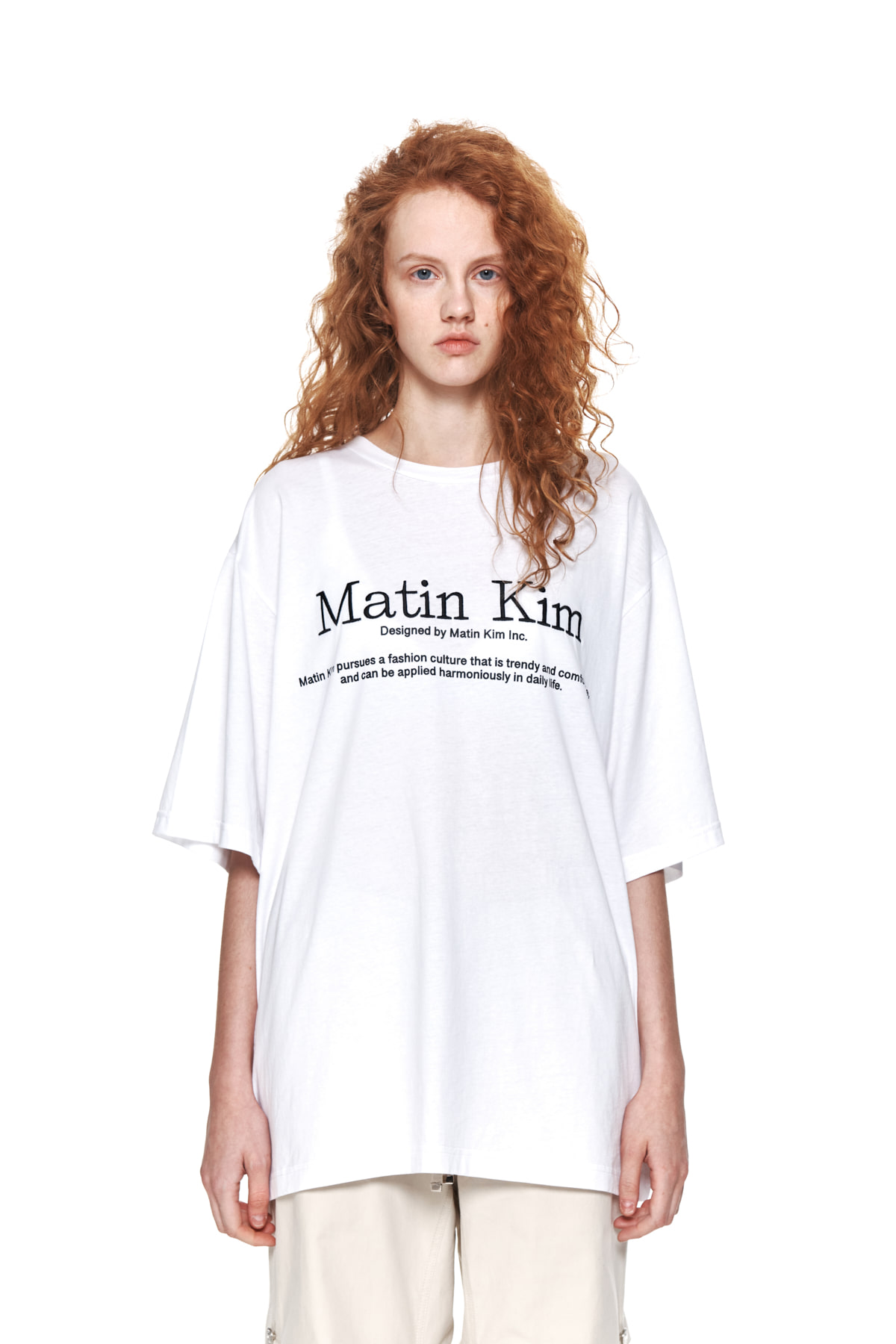 MATIN HERITAGE TOP IN WHITE